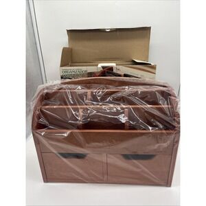 Vintage Cherry Finished Hardwood Space Saving Organizer, Lipper‎ International